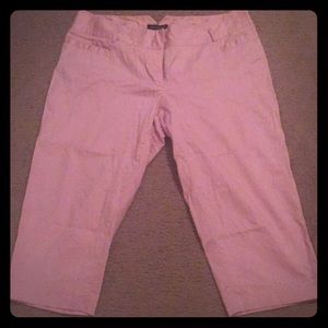 Pink capri pants